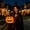 Yellow, variant on yuHome Halloween Pumpkin Bucket with Led Light|Glow In Dark Candy Bag Handheld Light Up Pumpkin Handbag for Trick Or Treat Party Decor|Non-Woven Fabric Toy Carrying Basket for Night Activities | 28Cm