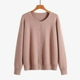 thumbnail image 2 of Kaemgyyd Cardigan for Women Button down Long Sleeve Knit Classic Tops Solid Basic Soft Outfit Casual Lightweight Sweaters, 2 of 7