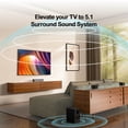 thumbnail image 5 of General 5.1 SoundBar Atmos Compatible, Smart TV Sound Bar with Wireless Subwoofer, 3D Surround Sound System for TV, Surround And Bass Adjustable Home Theater, 5 of 11