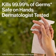 The Honest Company Fragrance Free Sanitizing Alcohol Wipes, Antibacterial with Aloe, Kills 99.99% of Germs, 50 Count