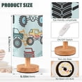 thumbnail image 3 of Monster Truck Cartoon Blue Bedside Table Lamp LED Warm Lights with USB Charging Port Retro Cylinder Desk Lamps, 3 of 7