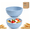 02#Blue, variant on Djiypn Unbreakable Cereal Bowls Set of 4, Wheat Straw Bowls, Microwave & Dishwasher Safe, Dessert Bowls for Cereal, Serving, Soup, Oatmeal, Pasta, Salad, Lightweight Soup Bowls