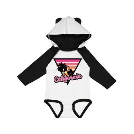 

Inktastic California with Triangle and Palm Trees Gift Baby Boy or Baby Girl Long Sleeve Bodysuit