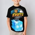 thumbnail image 2 of Kids Blox Fruit T-Shirts, Youth IceFruit T-Shirts, Casual Crew Neck Shirts for Boys Girls, Fashion 3D Print Short Sleeve Tee, 2 of 9