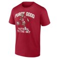 thumbnail image 2 of Men's Brock Purdy Scarlet San Francisco 49ers Player Illustrative Pack T-Shirt, 2 of 4