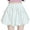 White1, variant on Maean Womens Mini Skirts Elastic High Waist Ruffle Hem Tiered Layer Cute Short Flared Skirt Dress