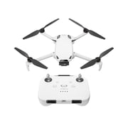 Skyrover S1 4K Drone with Remote Controller, White, Bundle with 64GB UHS-I U3 microSDXC Memory Card, 15.7 Landing Pad and Strobe Anti-Collision Light