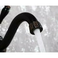 thumbnail image 3 of SimplyCopper 13" Clayborne Oil Rubbed Bronze Bathroom Faucet with Copper Design - 13' X 11" X 7", 3 of 5