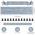 thumbnail image 2 of Tapete de mesa AGIRL, gasa bohemio, color azul, 89 x 305 cm, paquete de 6, 2 of 7