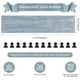 thumbnail image 2 of Tapete de mesa AGIRL Boho Dusty Blue 89 x 305 cm, paquete de 12, 2 of 7