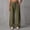 Green, variant on AXXD Women's Corduroy Pants Wide Leg Elastic Waist Drawstring Loose Casual Pants with Pockets