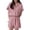 Pink, variant on Women Pajama Sets Summer Pajamas for Women Set Men's And Women's Short Sleeve Pajama Set Lightweight Summer Sleepwear