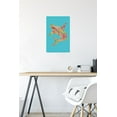 thumbnail image 4 of Jim Baldwin - Lily Shark Wall Poster, 14.725" x 22.375", 4 of 4