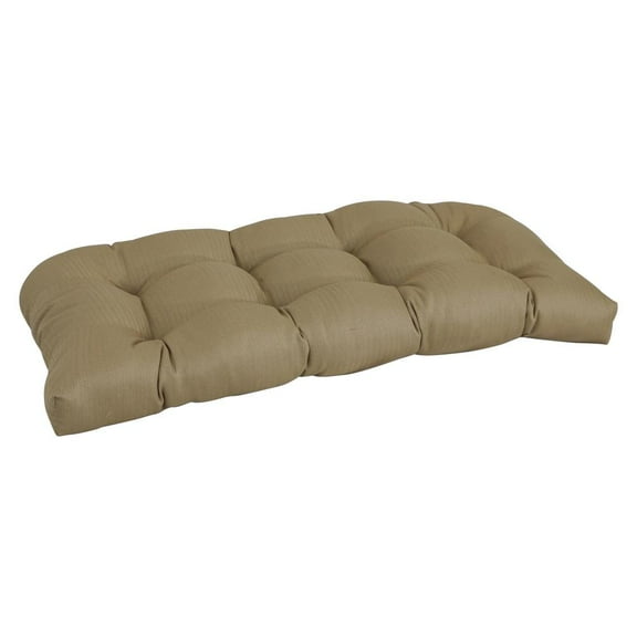 42-inch by 19-inch U-Shaped Premium Outdoor Tufted Settee/Bench Cushion 93180-LS-PO-010