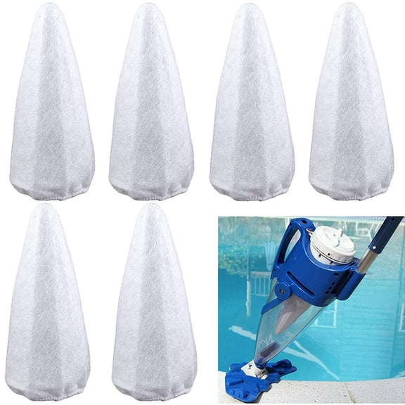 Reusable Pool Vacuum Filter Bag, Ultra-Fine Replacement Net for Pool Blaster and Handheld Pool Cleaners (Cotton Material)