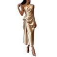 thumbnail image 3 of Sentmoon Robe Soleil Grande Taille Robe de Printemps Robe d'Été 2026 Couleur Unie Coupe Régulière Robe Tunique pour Mise en Forme et Exercice TP-TTG, 3 of 7