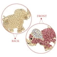thumbnail image 3 of FRCOLOR Vintage Elephant Brooch Pin for Women Men Animal Lapel Pins Corsage Badge Clothes Scarf Clip for Suit Dress Accessories Jewelry Pink, 3 of 8