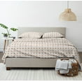thumbnail image 3 of Noble Linens 4 Piece Pattern Microfiber Bed Sheets Set, Coral Aztec Dreams, California King, 3 of 10