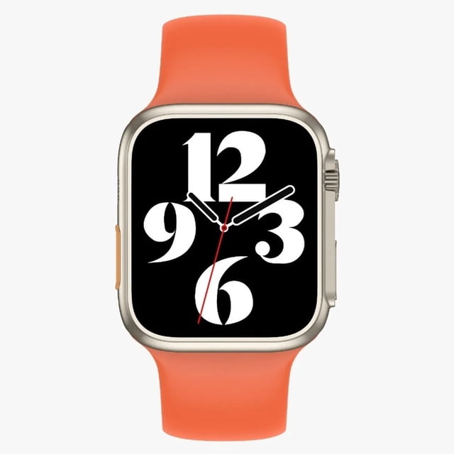 Reloj Inteligente Smartwatch Fralugio Z59 Ultra Touch Nfc Hd Naranja Lujo