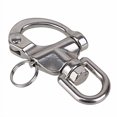 thumbnail image 2 of Marine Part Depot Stainless Steel Swivel Eye Snap Shackle 5", 2 of 4