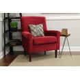 thumbnail image 6 of Fox Hill Trading Ellis Rolled Arm Lounge Chair, Red, 6 of 6