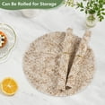 thumbnail image 5 of VCVCOO Round Placemats Set of 4 Braided Place Mats Washable Table Mats for Dining Tables Wedding Holiday Party, 5 of 12