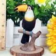 thumbnail image 1 of Toucan Figure,Plastic Toucan Figurine Model Toy Creative Desktop Ornaments Collection for Home Office, 1 of 7