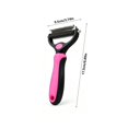 thumbnail image 2 of Double Sided Stainless Steel Pet Dematting Comb, Anti-Slip Ergonomic Handle Knot Remover Brush, Safe Deshedding Rake for Dogs Cats Long Matted Fur Daily Grooming Hair Removal Tool, 2 of 6