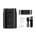 thumbnail image 1 of CkeyiN Rasoir Électrique Portable pour Hommes, Rasoir Rotatif Rechargeable à Double Tête Tondeuse à Barbe, 1 of 10