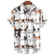 thumbnail image 4 of Camisa hawaiana con estampado 3D de gato de dibujos animados para hombre, blusa con estampado divertido de animales, blusa holgada de moda urbana de verano con solapa, mangas cortas, 4 of 4