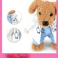 thumbnail image 3 of Methold Traje de mascota divertido de poliéster, traje de mascota lavable, uniforme, accesorio de disfraz adorable Ropa para mascotas blanco L Methold PT0711-03B, 3 of 6