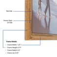 thumbnail image 3 of ArtToFrames 7" x 26" Honey Picture Frame, 7x26 inch Brown MDF Poster Frame (WOM-4085), 3 Pack, 3 of 8