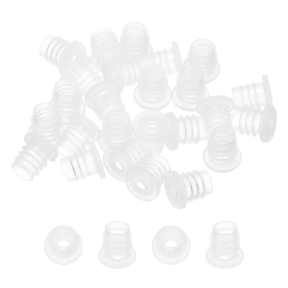Adaptador de Botella Uxcell, Tapones de Adaptador de Botella para Varios Botellas 0.24"x0.12"