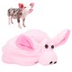 thumbnail image 4 of Tocado Divertido Para Mascotas, Sombrero Divertido Ligero Para Mascotas Ajustable Adorable Para Mascotas ANGGREK Gorro Pink Pig Talla Libre, 4 of 8