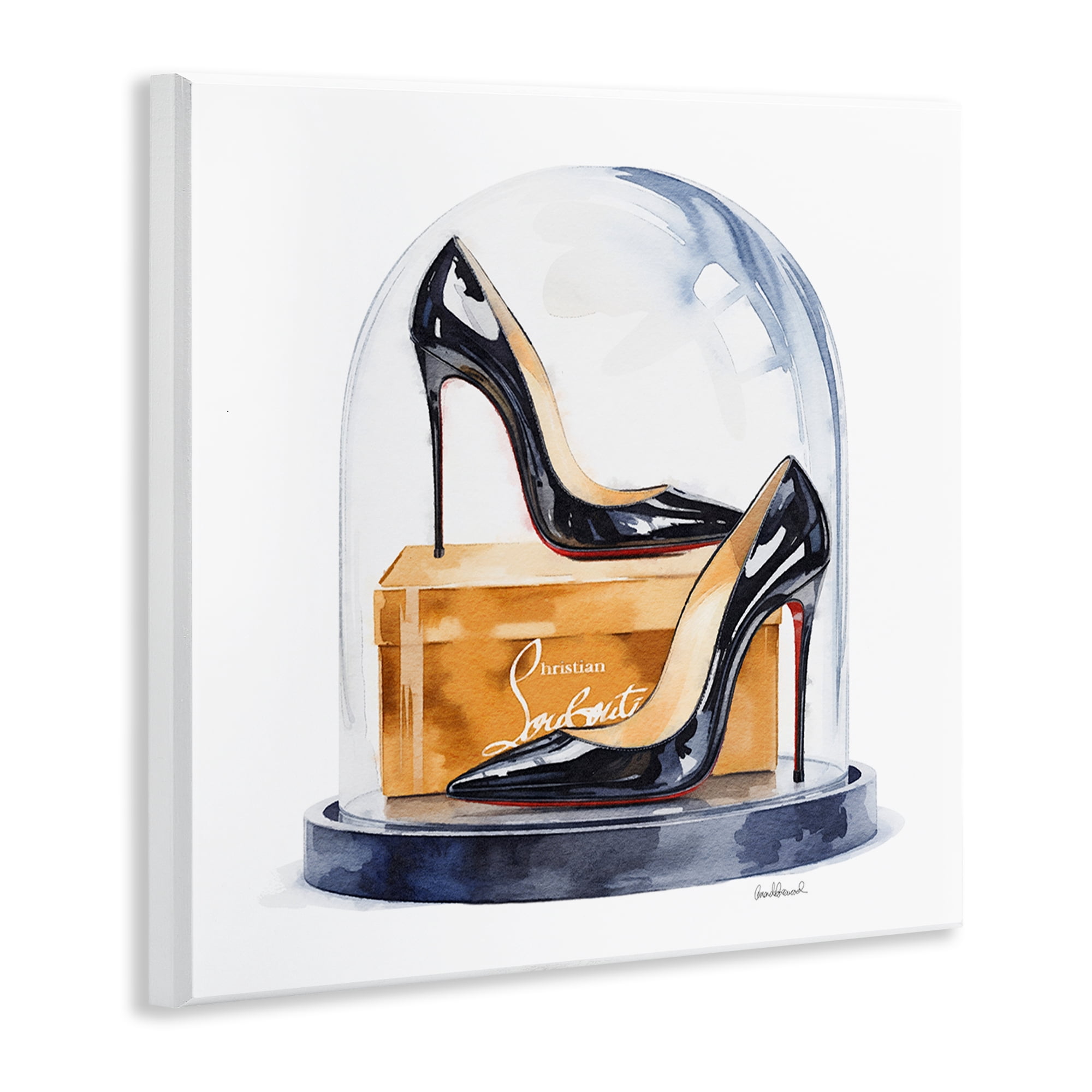 Stupell Industries Black High Heels Dome Wall Plaque Art, design by Amanda Greenwood