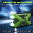 thumbnail image 2 of 10000 MAH Emergency Radio, Solar Radio, Portable Radio with Mobile Phone Charger, 2 of 5