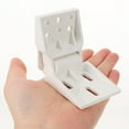 thumbnail image 5 of HEMOTON  2 Pcs Hinge for Refrigerator Doors Parts Replacement Freezer White, 5 of 8