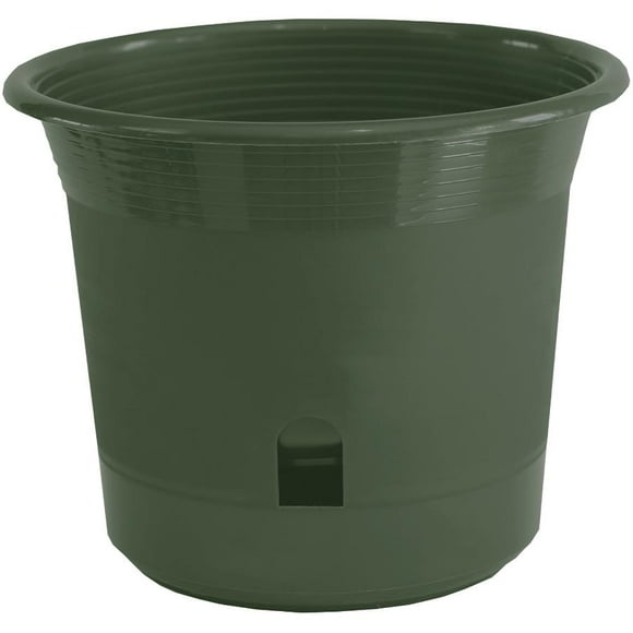 12" Self-Watering Planter - Olive Green