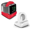 thumbnail image 2 of ziyahi Support de Charge pour Smartwatch Antidérapant Chargeur Sans Fil Support de Rangement pour Table de Chevet de Bureau Remplacement pour Montre iOS Blanc, 2 of 6