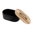 thumbnail image 3 of Bathroom Storage Box Pad Holder Organizer Wooden Material for Feminine Product Organization Dorm Office Home, 3 of 9