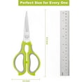 thumbnail image 6 of Kitchen Scissors All Purpose Shears, Heavy Duty Poultry Shears for Chicken Food Meat, Stylish Green, 6 of 6