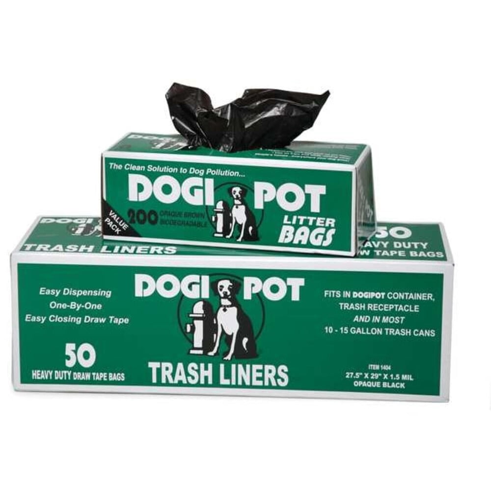 Pet Waste Bags, Trash Liners, 15 gallon, 50 pack 1404