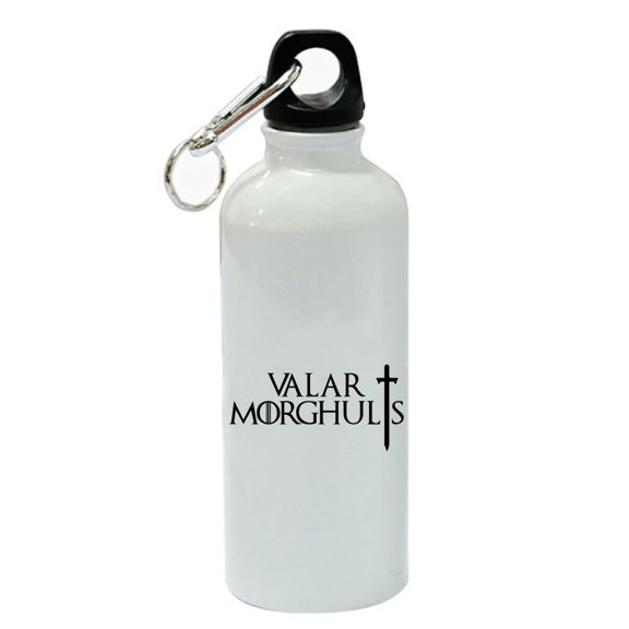 Valar Morghuls White Aluminum Sports 20 oz Water Bottle