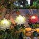 thumbnail image 4 of Lámpara Luz de crisantemo con energía solar LED Decoración de lámpara de flor de simulación al aire libre Ndcxsfigh Nuevos Originales, 4 of 5