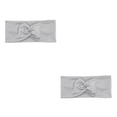 thumbnail image 1 of Diadema de ganchillo Qarigey Banda para la cabeza deportiva floral Gris claro 2Conjunto, 1 of 6