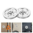 thumbnail image 1 of AURARMLET 2pcs Garage Door Wheel Silver Metal for Sliding Efficiency and Smooth Operation, 1 of 6