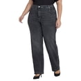 thumbnail image 3 of NYDJ womens  Plus Brooke Vintage Noir Straight Leg Jean, 24W, 3 of 4