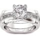 thumbnail image 3 of Women Rings , 2 In 1 Creative Combination Ring Set With Zircon And Versatile Fashion Ring , Jewelry Sets , Valentine\'s Day,Number 8, 3 of 5