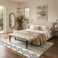 thumbnail image 2 of GENIMO 2' x 6' Runner Rug, Machine Washable Non Slip Low Pile Hallway Runner Rug for Kitchen Laundry Room, Boho Chic, Earthy Brown, 2 of 6