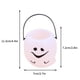 thumbnail image 3 of Fiudx Cubo de Calabaza de Halloween, Farol de Plástico Ecológico, Asa Apta para Niños, Ideal para Dulces y Golosinas, Recuerdo o Decoración de Fiesta, Color Morado, Elige Tu Estilo., 3 of 6